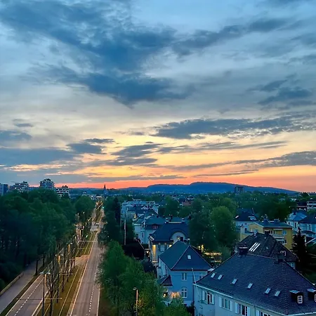 아파트 Frogner Garden Penthouse Terrasse 오슬로