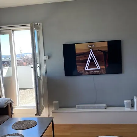 아파트 Frogner Garden Penthouse Terrasse 오슬로